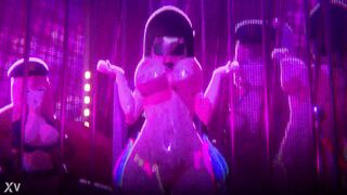 Albanian nightclub naked dance