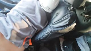 Civil engineer Nataly fucking in the car at the snack