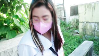 Pinay student and Pinoy professor fuck at the Cemetery - Pinay Lovers Ph