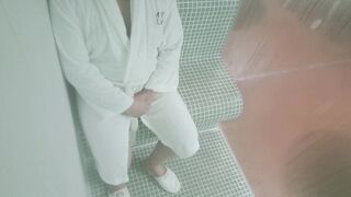 Slut wife fucks stranger at the sauna