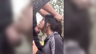 Hard facefuck. Who is she?