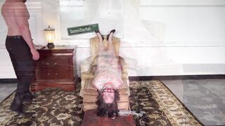 Shrink wrap bondage - Facefuck Throatpie
