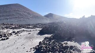 Public Sex - We hiked a volcano and he erupted in my mouth