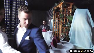 Bodacious butt waitress anal with client off the menu