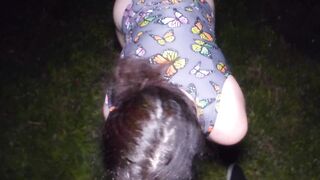 White Whore Worships Black Daddy's BBC at Outside & Inside Motel