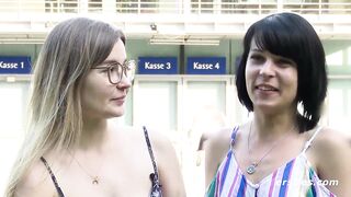 Ersties: Blonde spoiled vaginally and anally by her girlfriend