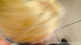 Blonde k. and face fucked by man
