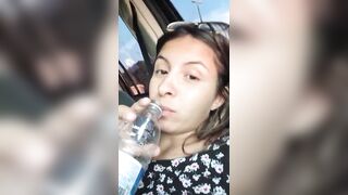 Leonardo ending up with the new girl in the car
