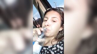 Leonardo ending up with the new girl in the car