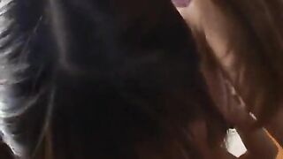 Japanese teen rides penis so fine