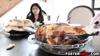 Foster daughter banged by black dad and milf mom
