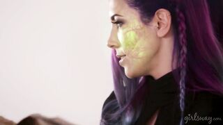 Busty witch Jelena Jensen and the disappointed wife Angela White