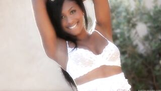 Ebony teen's pretty pussy