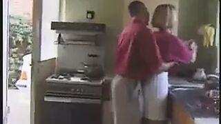 HYE Housewife Enjoys A Quickie In The Kitchen !