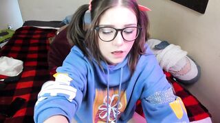 Deepthroat, feet and nipple orgasm