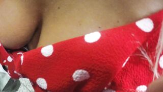 Stranger Groping Mom's Boobs in Subway and she Grabbing my Dick ! Real Groping Video happening inside Train !