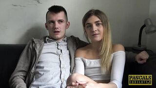 Horny young doll Rhiannon Ryder gets her pussy destroyed