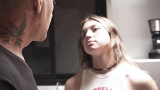 I send my husband to the bank to suck the pizza delivery guy's dick