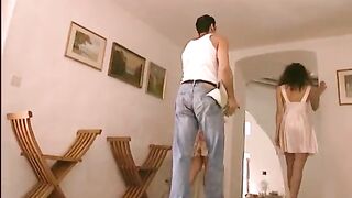 Katalin & Melinda in an Anal Trio