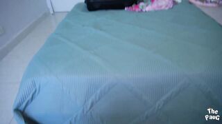 Big ass MILF stepmom “Stepson on this trip I want the bed all to myself” but it happened again ...