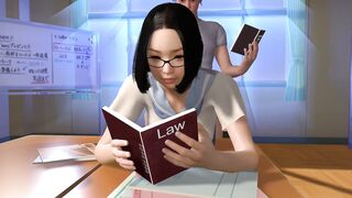He is helping her with her studies