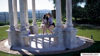 Jane Wilde and Anna Claire Clouds enjoy their rimjob