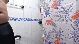 Caught My Step-Cousin Showering And She Begged For My Cum (POV)