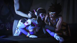 DVa with Wet Pussy from Overwatch Pounded by Fat Cock