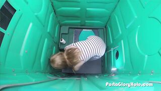 Porta Gloryhole Redhead sucks doctors cocks