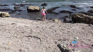 Cruising on the coast with super cute Brianna Arson and getting head out in public POV