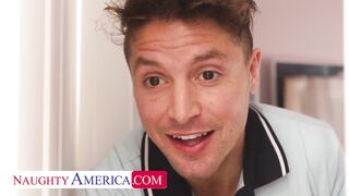 Big tit Milf gets fucked in the bathroom