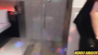 Married blonde goes to a motel with two guys