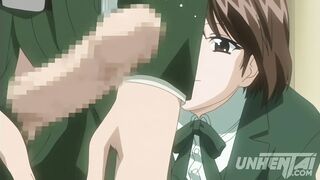 Pervert Gets Caught in the Women's Wardrobe - Hentai [Subtitled]