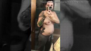 Liz Vicious Half Naked with (Shocking Announcement)