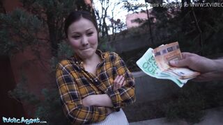Public Agent Asian Babe Luna Truelove Offers Her Cream Cakes for a Creampie