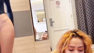 Interview with Veronica Leal transforms in hot Threesome - POV FFM Sex