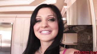 Aletta Ocean is Full of Herself and a Big White Cock Too