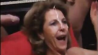 My bullies gangbanged my Step Mom to celebrate her 50th birthday
