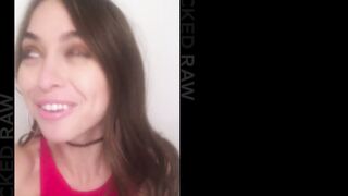 BLACKEDRAW Riley Reid rims black stud in hotel room