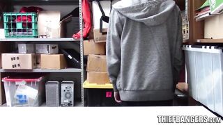 Hot Security Guard Rachael Cavalli Fucks Young Male Thief Suspect