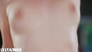 VIXEN Blonde babe craves hard cock