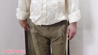 Old step father found young step daughter alone at home and her to fuck