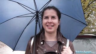 Public Agent Wet Russian Spreads Legs For Cash