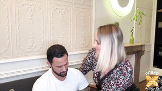 Kelly, an atomic blonde, is looking for hard sex...and finds it
