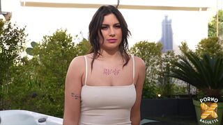 Hot naughty Laury shares a cock with her girlfriend