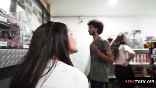 Sneaking Sex in a Grocery Store - PervTeen