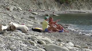 Travel - a blogger met a nudist. Public blowjob on the beach in Bulgaria. RoleplaysCouples