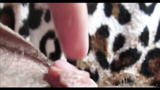 Big clit orgasm closeup hd