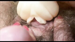big clit orgasm closeup