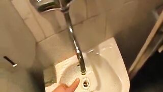 Sex in the toilet in the disco